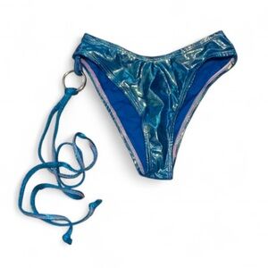 Jade Clark Blue Glittery Rave Bottom Size XS
